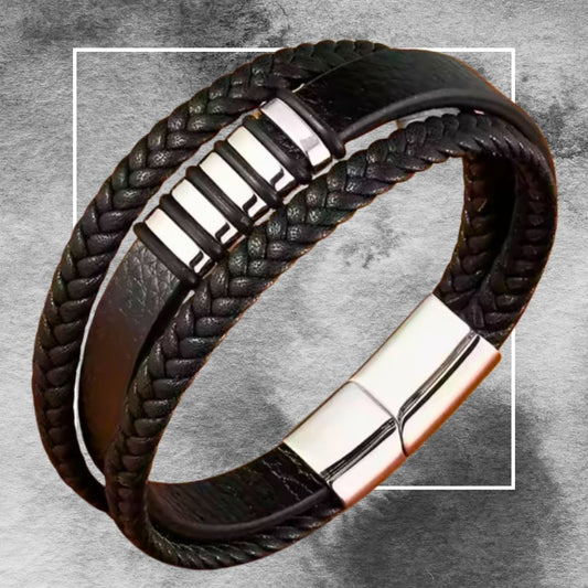 Leren Armband - 47% Korting! 1+2 Gratis!