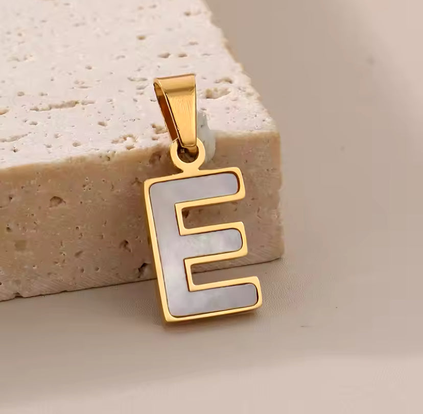 14K Goud Pvd Plated Diy 10Mm Letter Alfabet Initiële