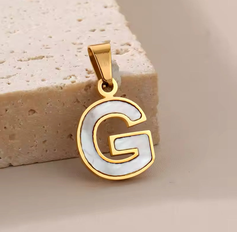 14K Goud Pvd Plated Diy 10Mm Letter Alfabet Initiële