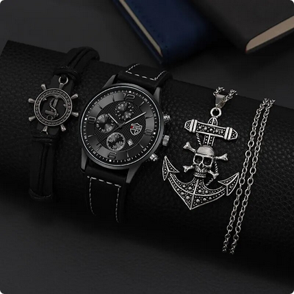 Montre élégante pour hommes TimelessElegance™ Set