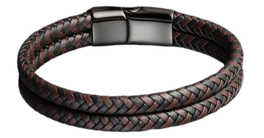 Stijlvolle Snake Leather Armband