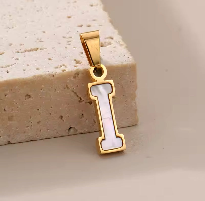 14K Goud Pvd Plated Diy 10Mm Letter Alfabet Initiële