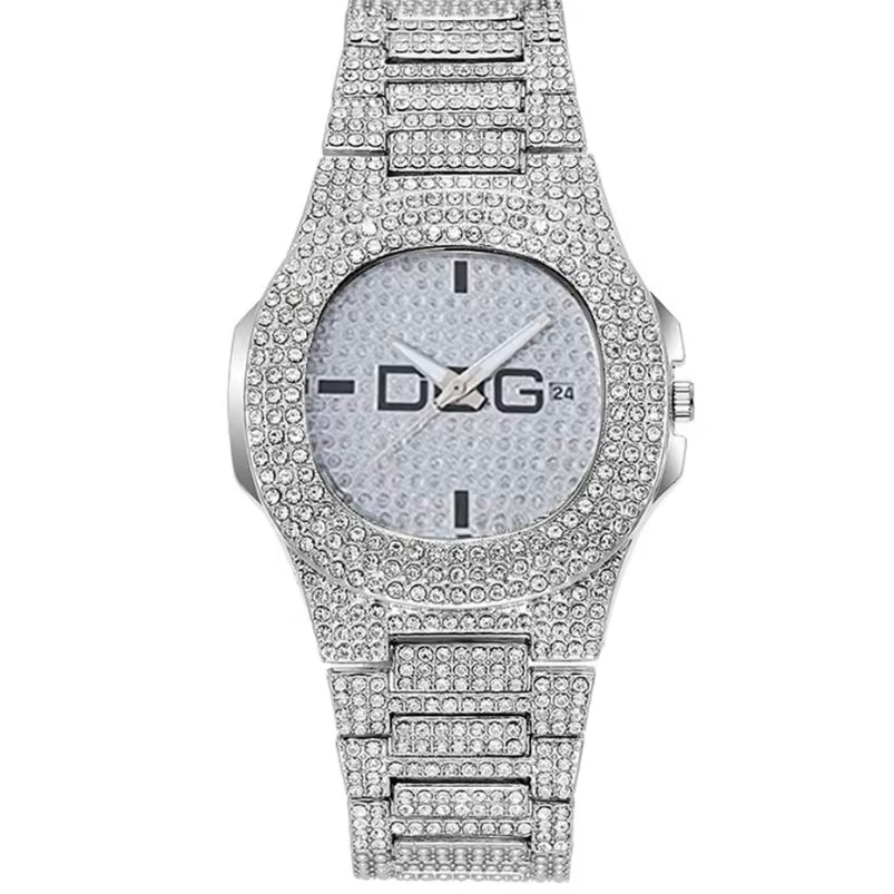 Horloge Luxe Rose Goud Diamanten