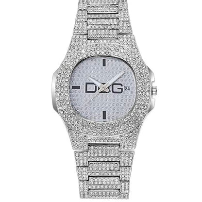 Horloge Luxe Rose Goud Diamanten